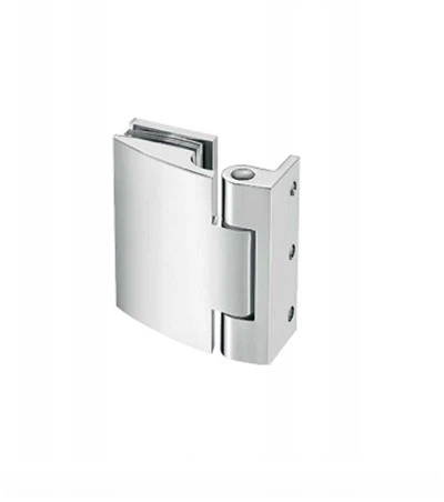 บานพับประตูห้องอาบน้ำแบบติดผนังกับกระจกไร้กรอบ 90 องศา